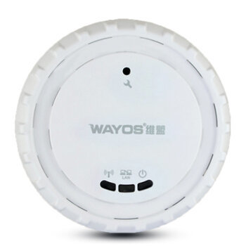 WAYOS维盟WAP-5001吸顶式AP 300M无线覆盖，酒店商场的稳定之选